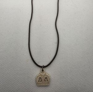 Juicy Couture Crown Pendant Necklace 17.5"
